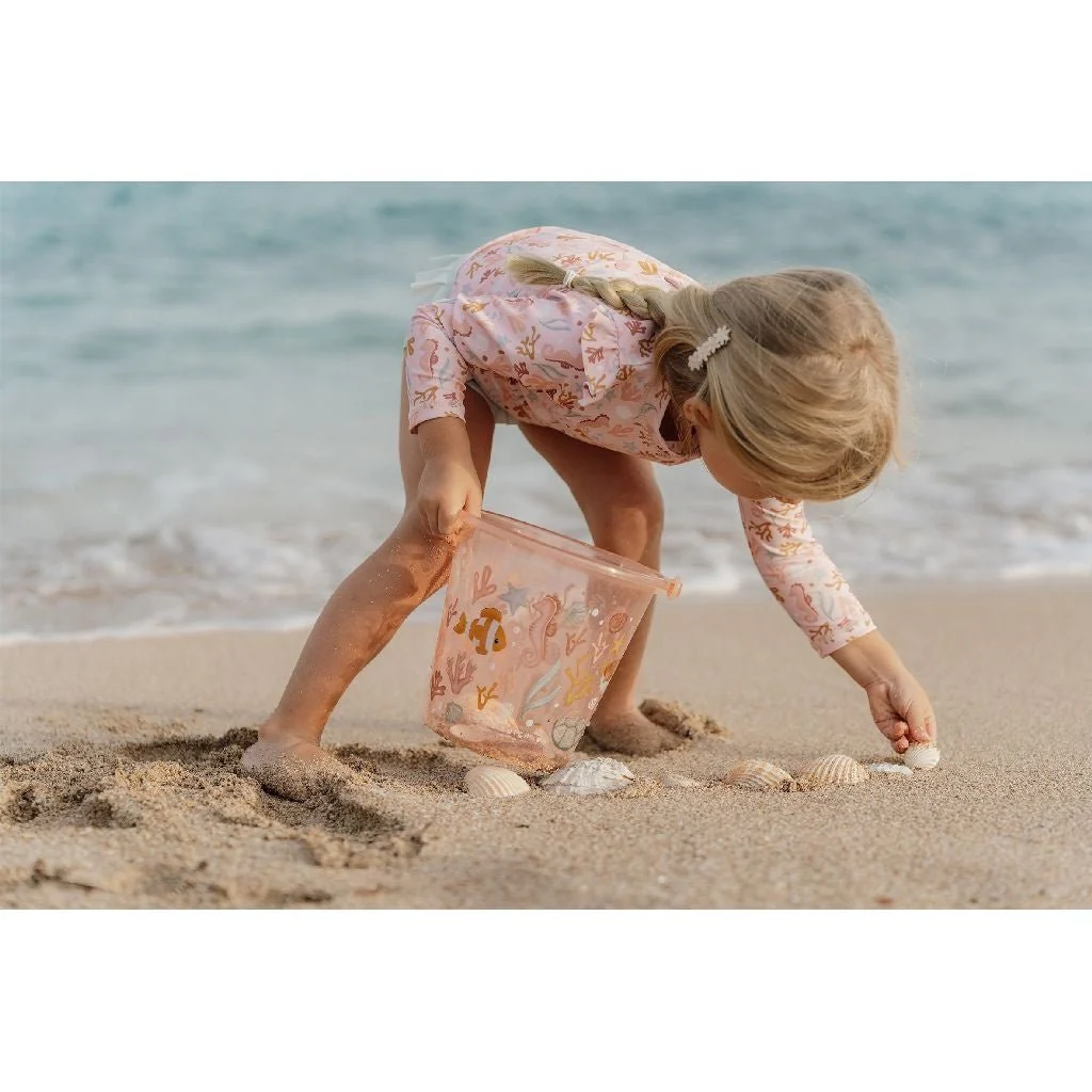 Little Dutch Zandbak Speelgoed Emmer Ocean Dreams Pink - Image 6