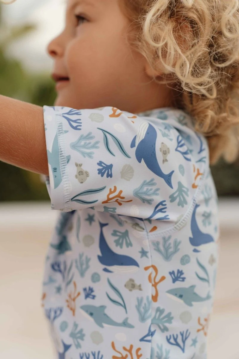 Little Dutch Zwemshirt Kind Korte Mouwen Ocean Dreams Blue - Image 5