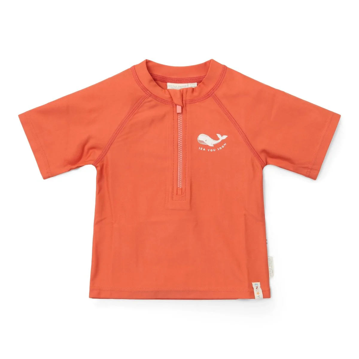 Little Dutch Zwemshirt Kind Korte Mouwen Sea Life Coral Red