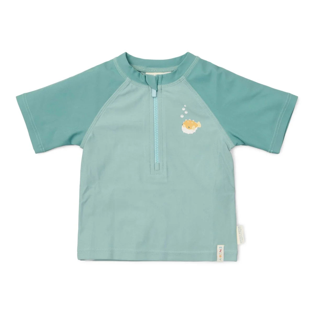 Little Dutch Zwemshirt Kind Korte Mouwen Seashells Surf Blue