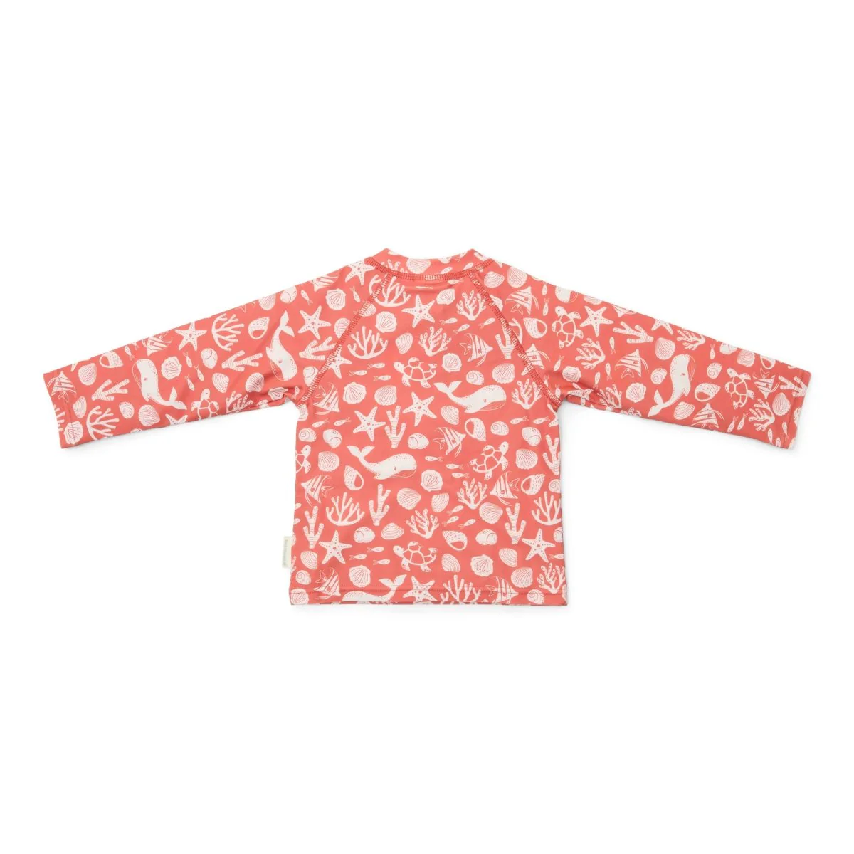 Little Dutch Zwemshirt Kind Lange Mouwen Sea Life Coral Red - Image 2