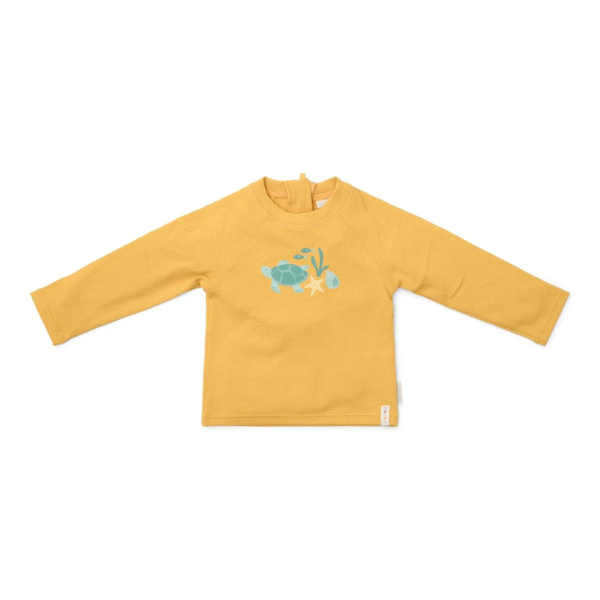 Little Dutch Zwemshirt Kind Lange Mouwen Seashells Sunny Yellow