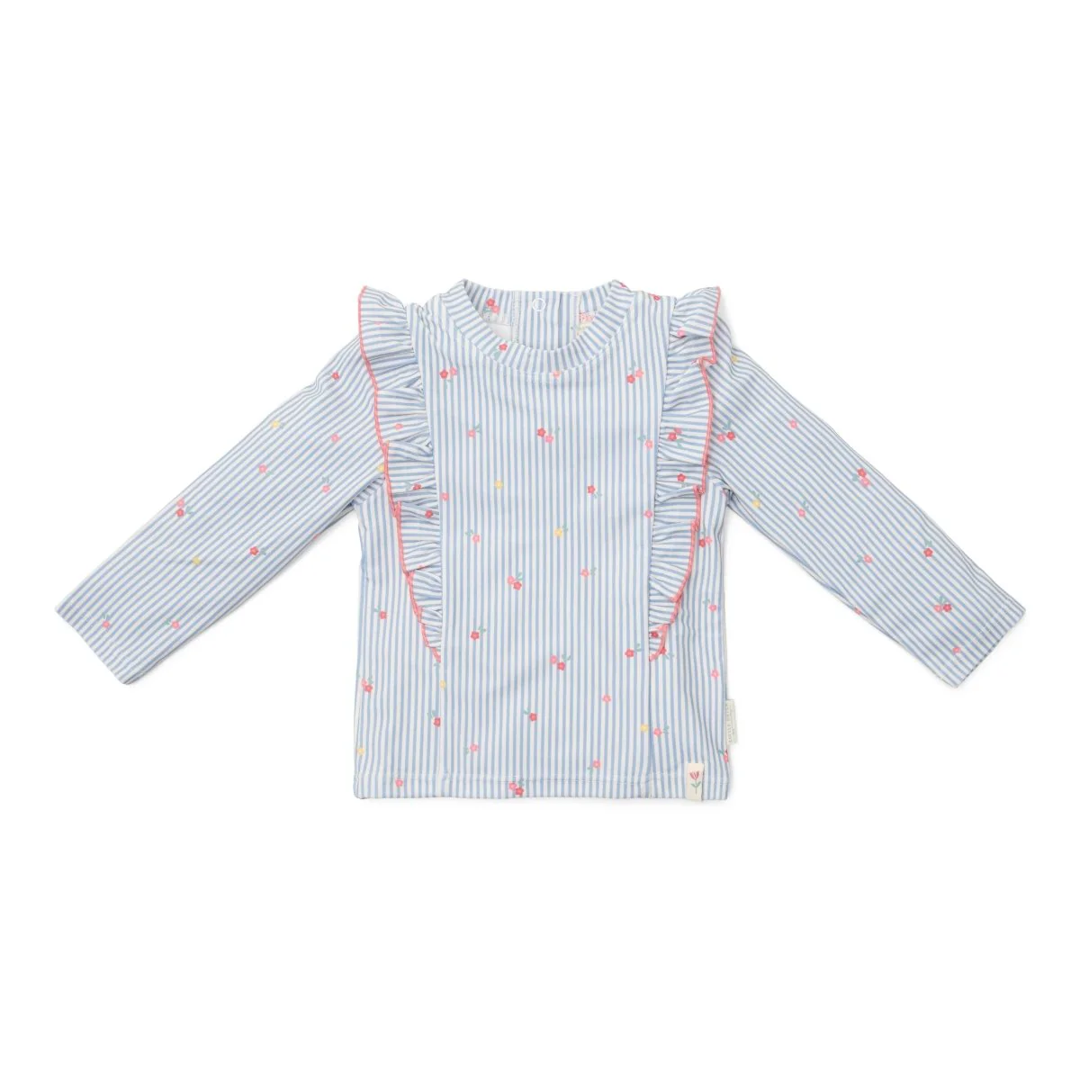 Little Dutch Zwemshirt Kind Lange Mouwen Sunny Flowers Blue