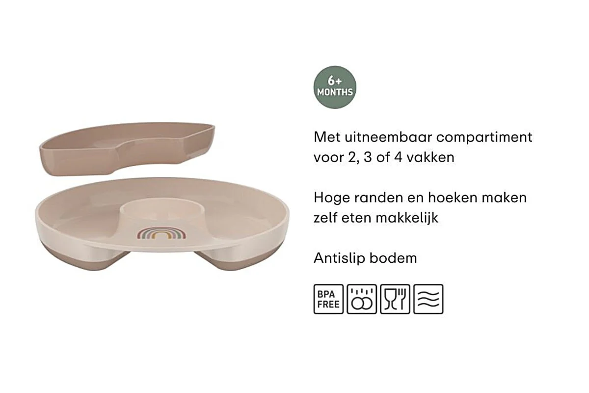 Mepal Babybord Vakjes Mio Forest Friends - Image 2