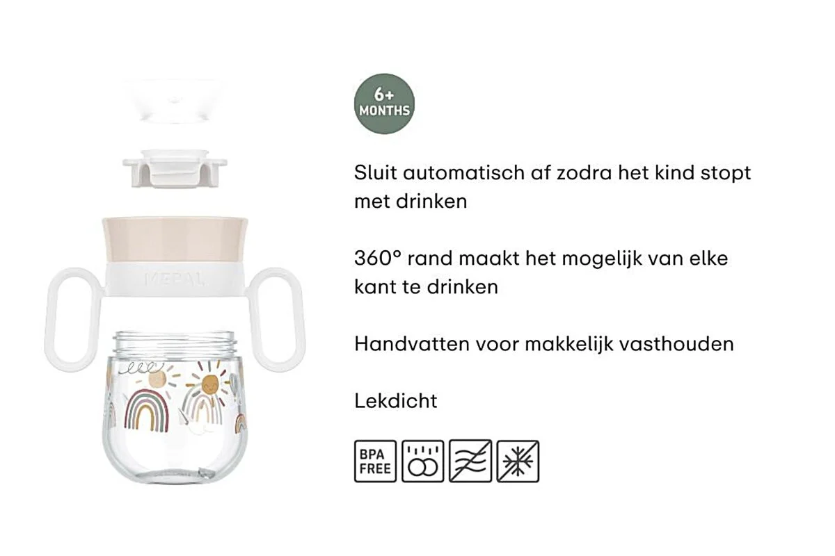 Mepal Drinkbeker 360° Mio Forest Friends 200Ml - Image 2