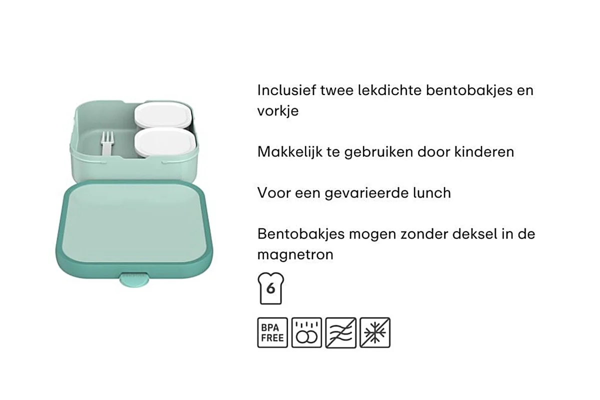 Mepal Lunchbox Bento Campus Dino Groot - Image 2