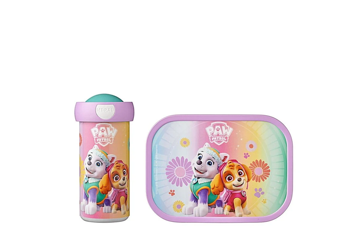 Mepal Lunchset Paw Patrol Girls Met Schoolbeker
