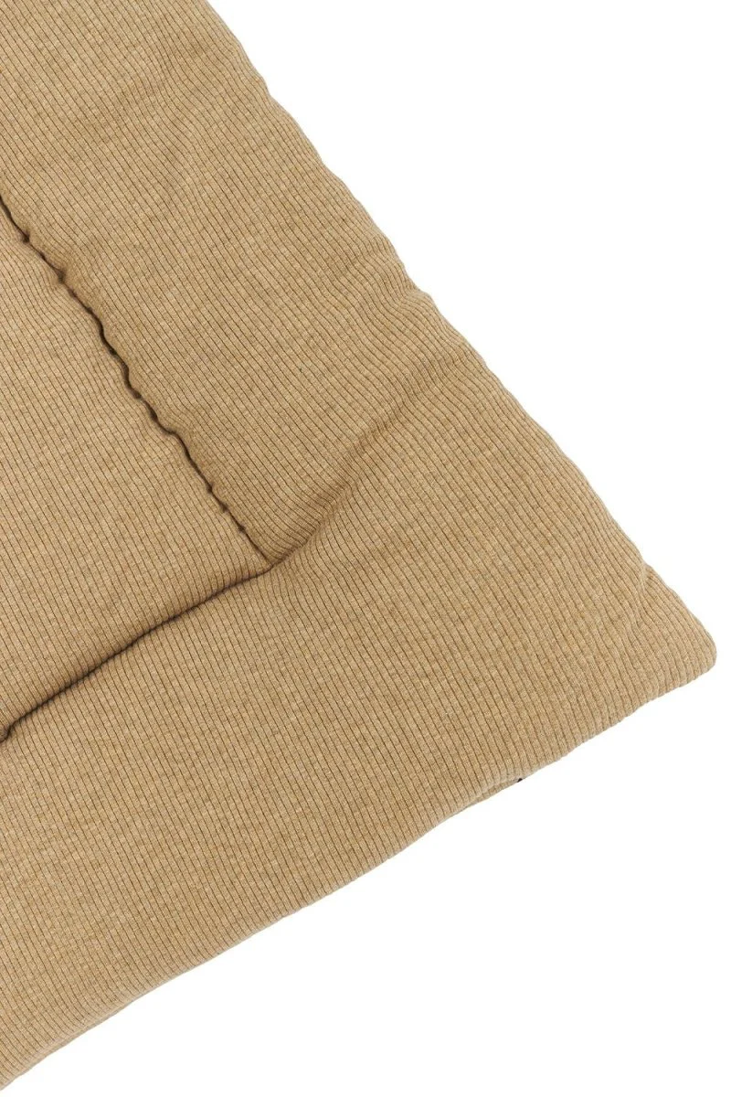 Meyco Boxkleed Rib Mini Spot Toffee Melange 80X100cm - Image 4