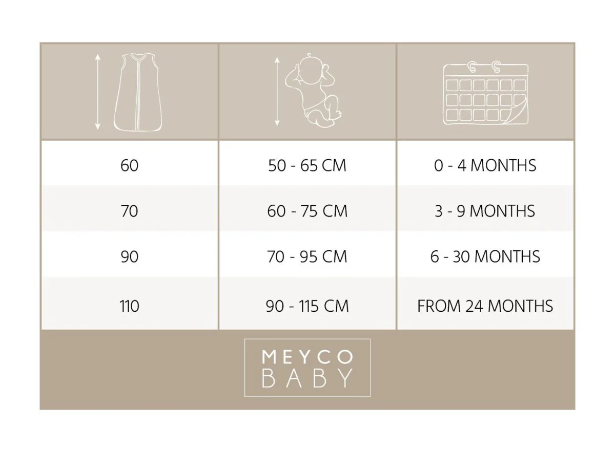 Meyco Slaapzak Baby Sand Melange - Image 3