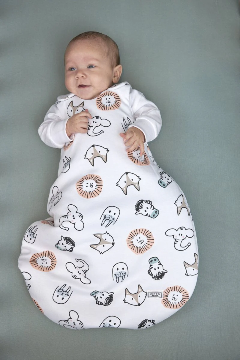 Meyco Slaapzak Baby Winter Rond 2-Delig Animal - Image 4
