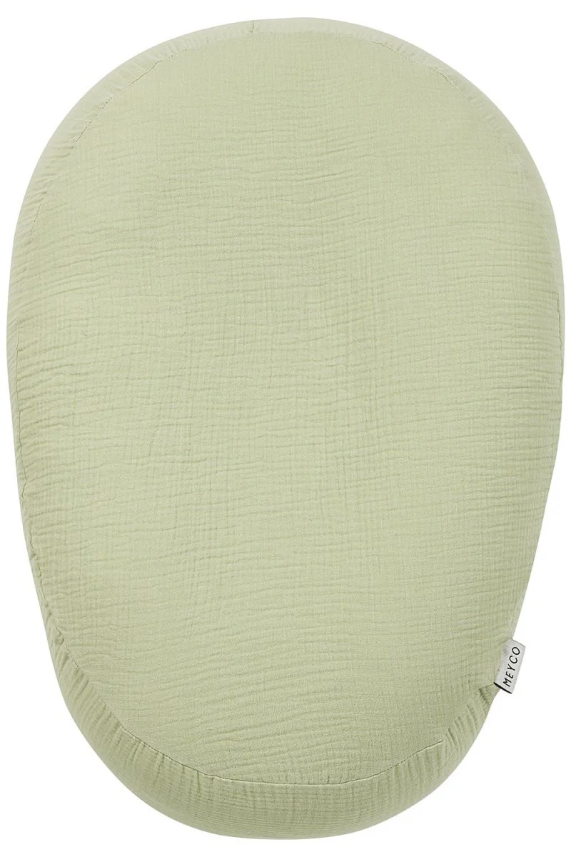 Meyco Voedingskussen Hoes Soft Olive - Image 2