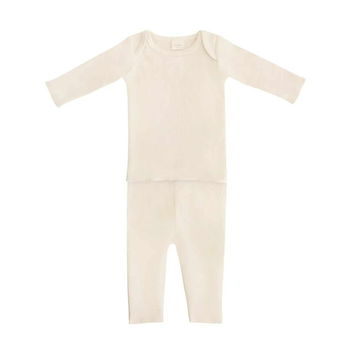 Mushie Baby Pyjama Twee-Delige Set Beige