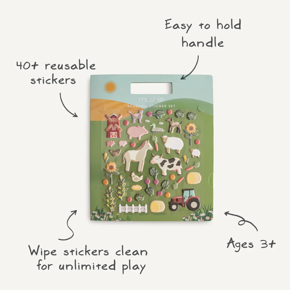 Mushie Stickerboek Farm - Image 7