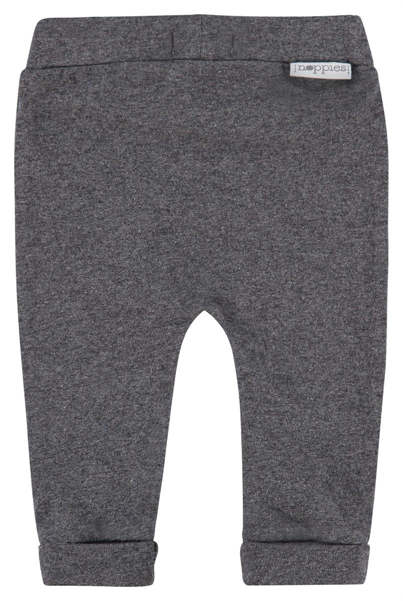 Noppies Baby Broekje Met Koord In Taille Dark Grey Melange - Image 2