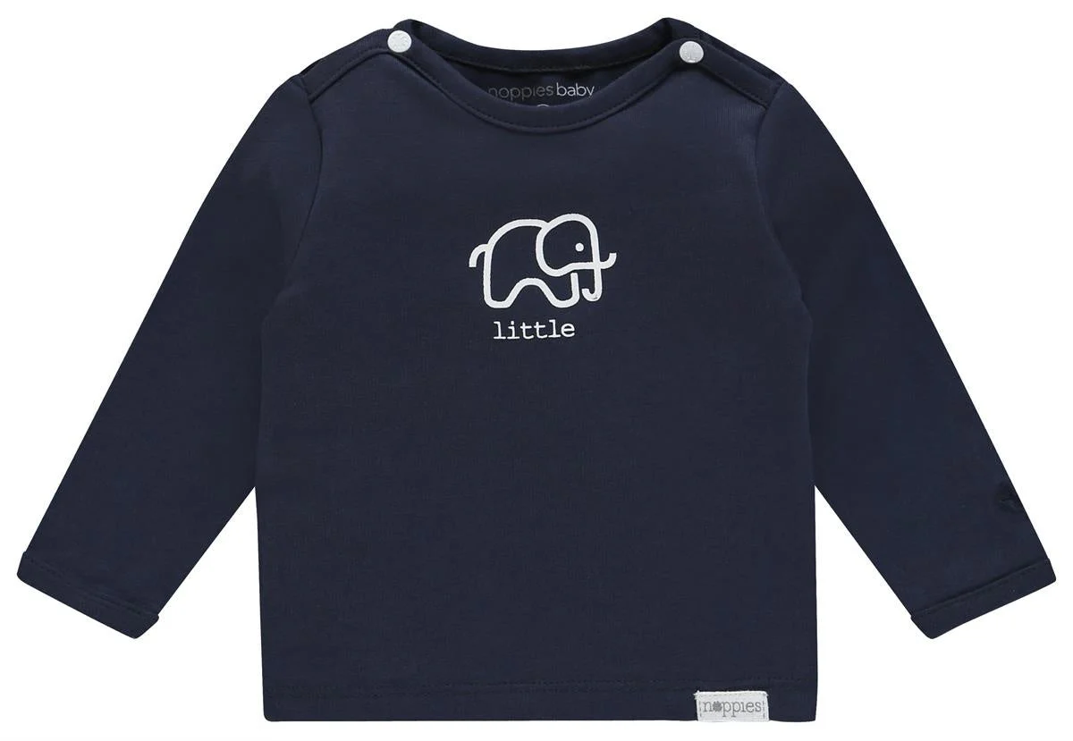 Noppies Baby Shirt Amanda Olifantje Navy