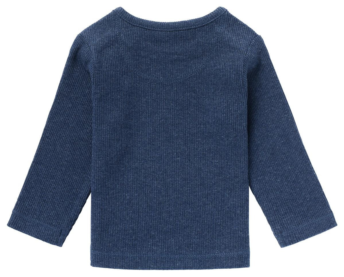 Noppies Baby Shirt Natal Navy Melange - Image 2