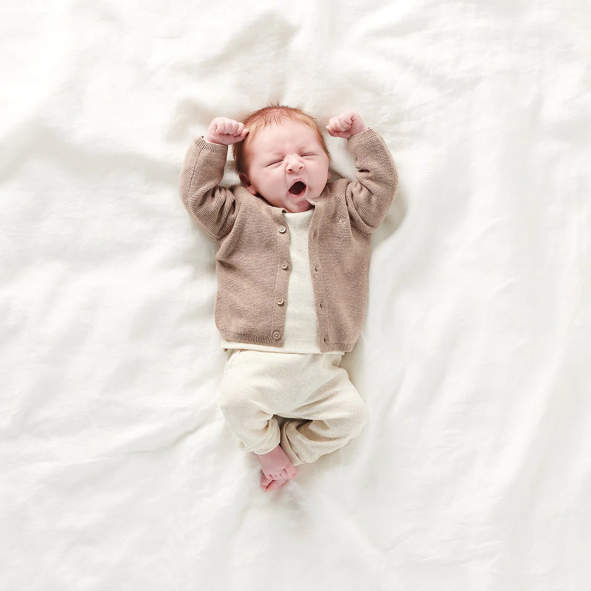 Noppies Baby Vestje Naga Taupe Melange - Image 3