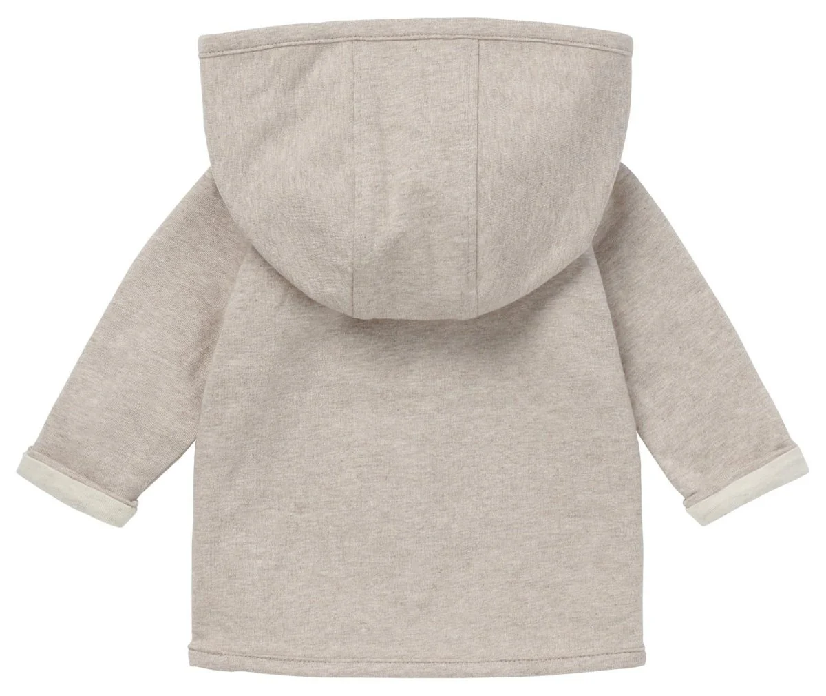 Noppies Baby Vestje Rev Bonny Taupe Melange Tweezijdig - Image 4