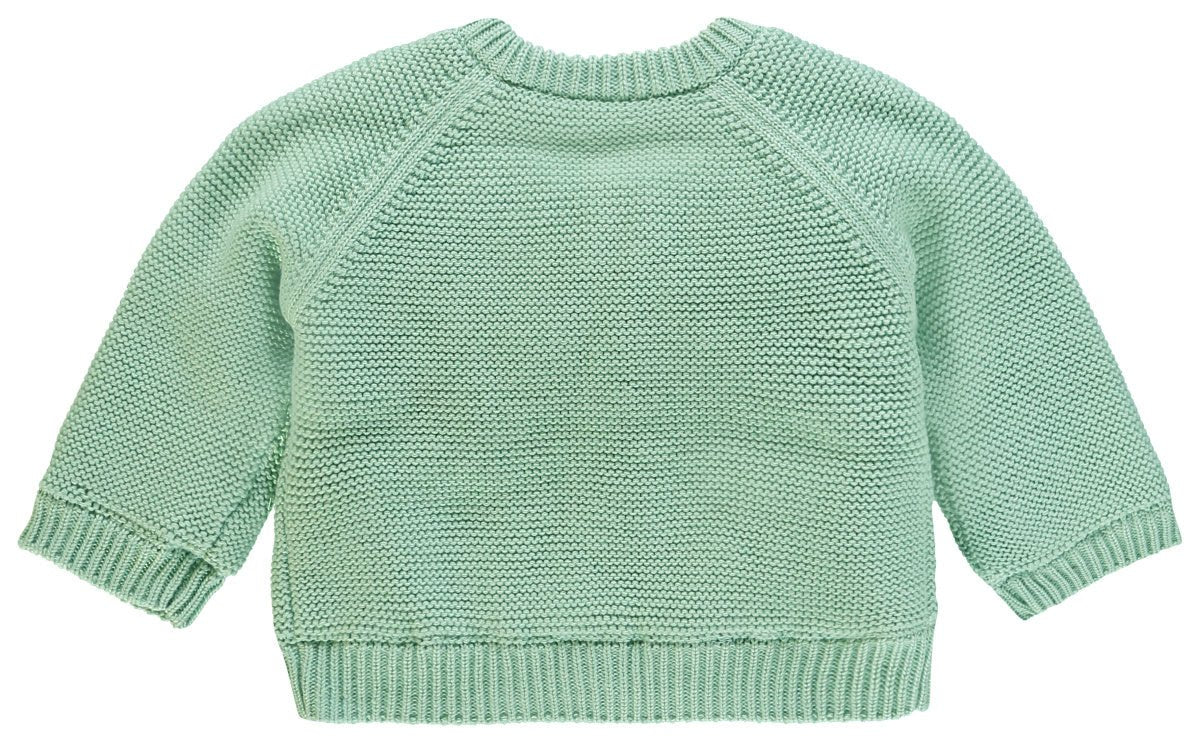 Noppies Baby Vestje Teddy Voering Grey Mint - Image 2