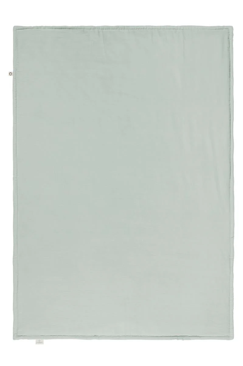 Noppies Wiegdeken Gevuld Mousseline Omkeerbaar Puritan Gray - Image 3