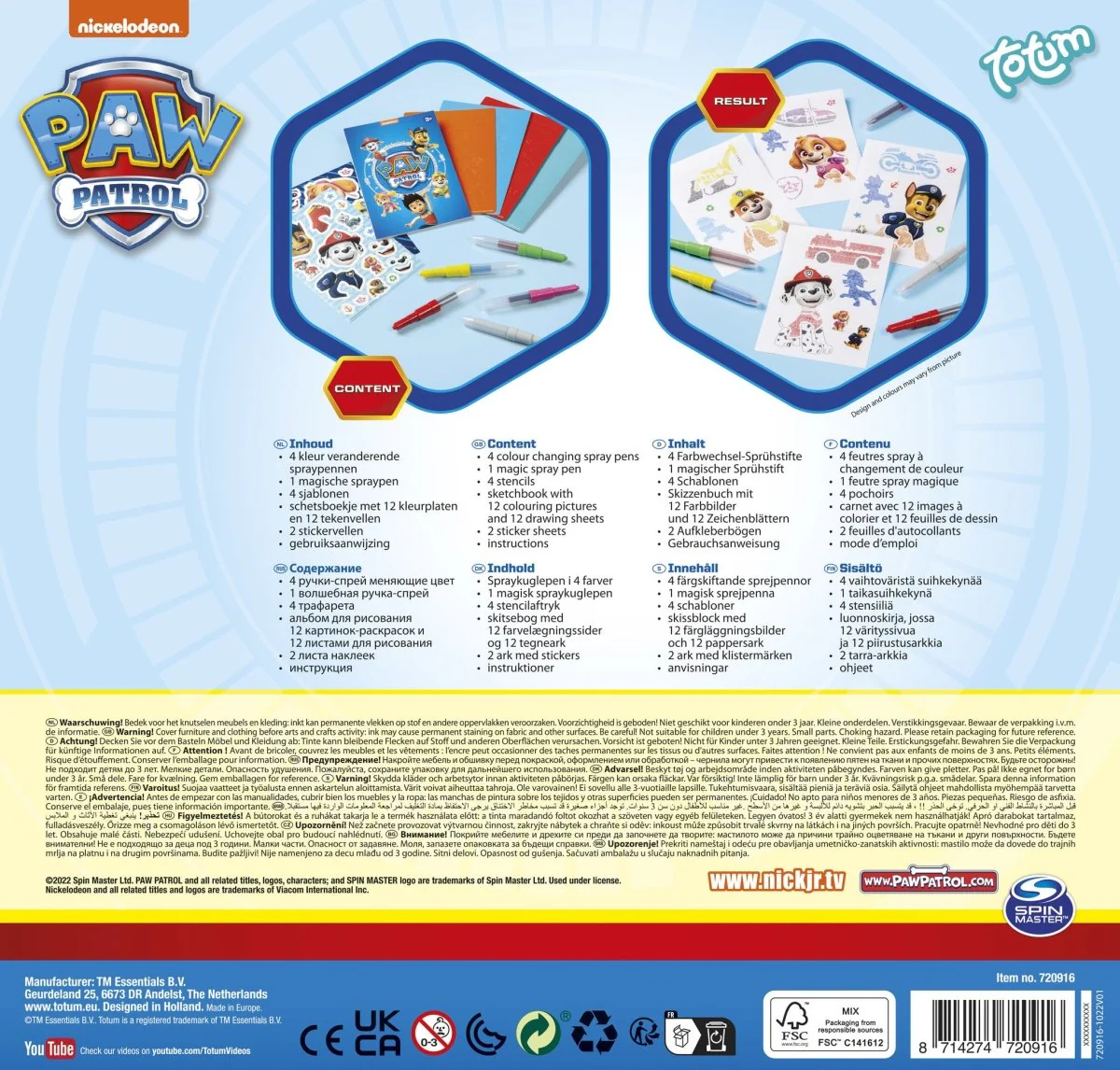 Paw Patrol Spray Pennen - Image 4