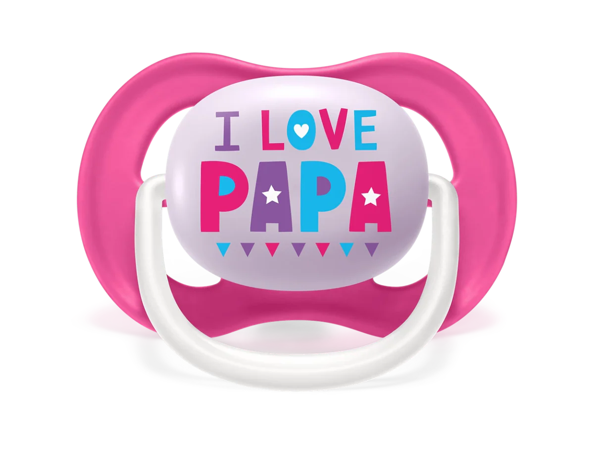 Philips Avent Speen Fopspeen Maat 2 I Love Papa - Image 2