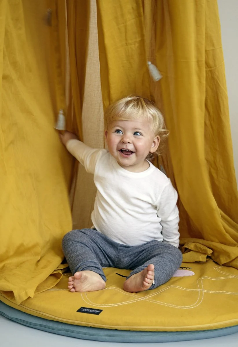 Roommate Klamboe Baby Met Tassels Ochre - Image 2