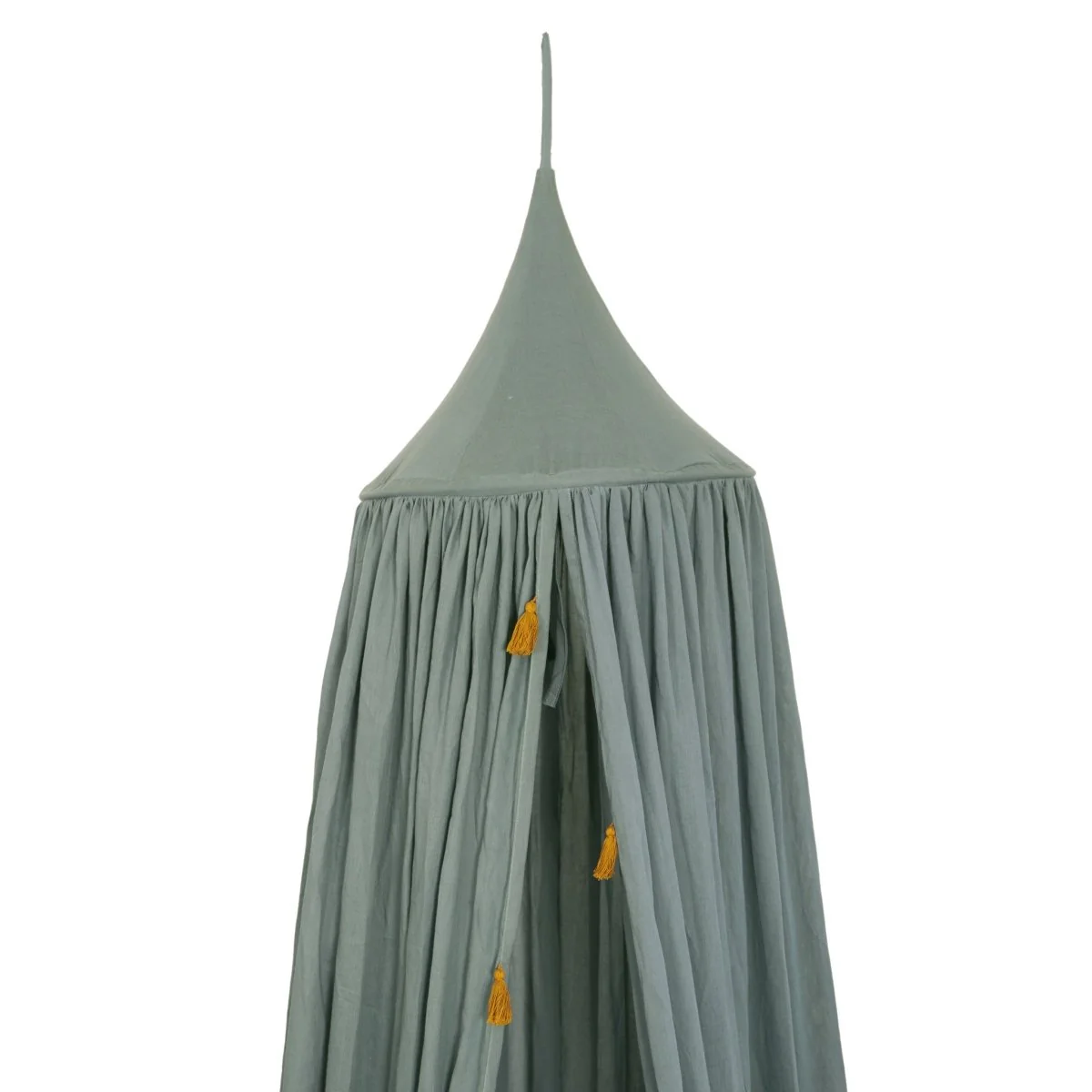 Roommate Klamboe Baby Met Tassels Sea Grey - Image 2