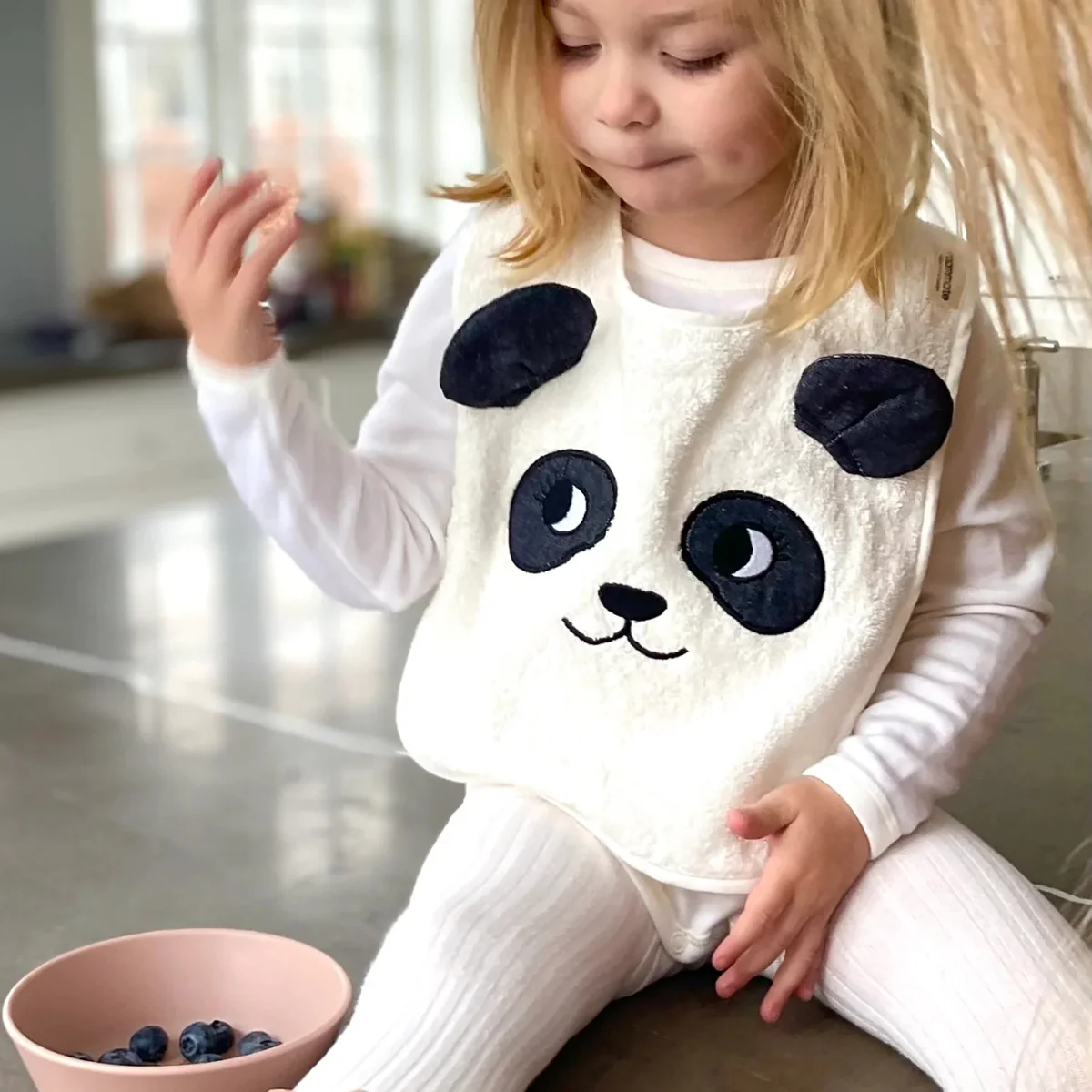 Roommate Slabbetje Gebroken Wit Panda - Image 2