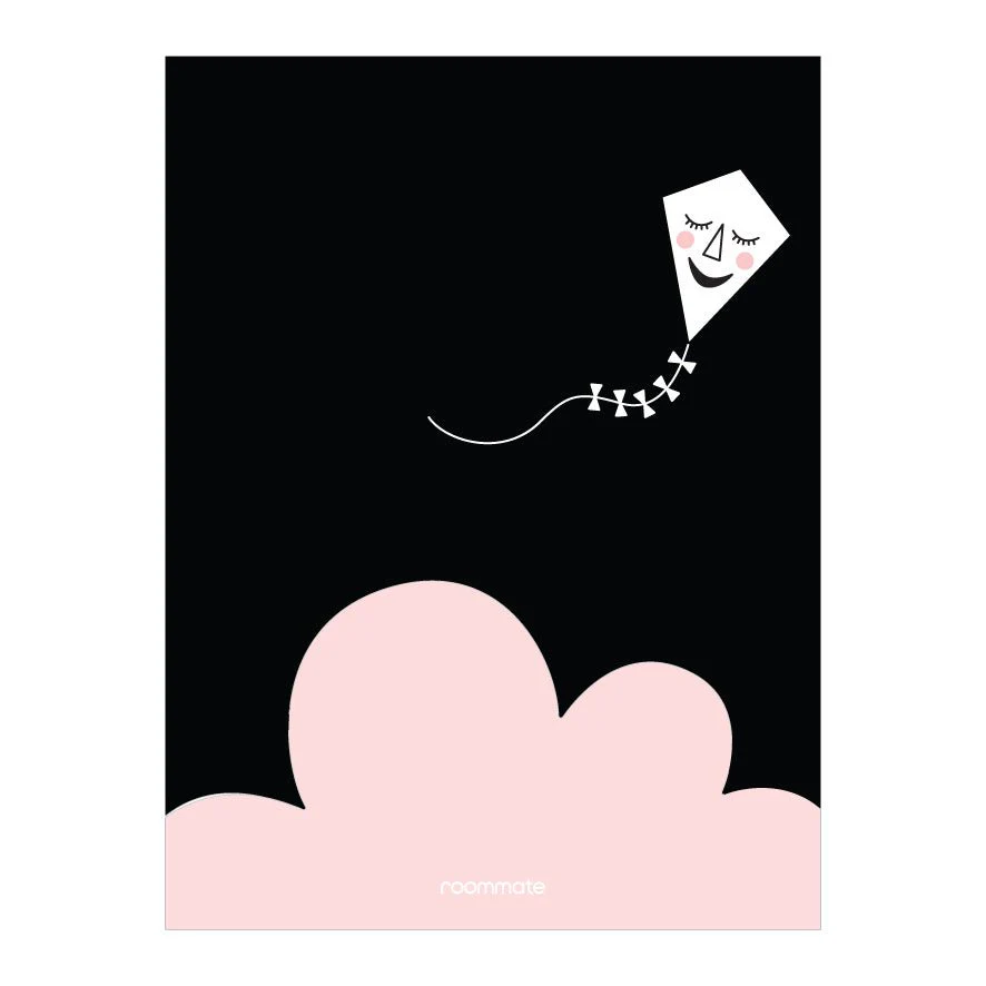 Roommate Wanddecoratie Kite In The Night