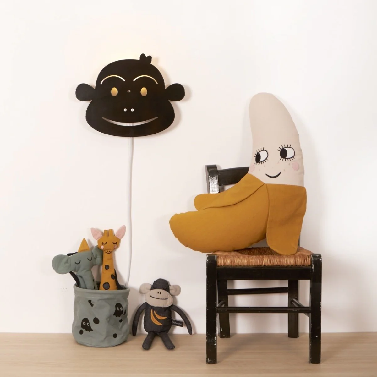 Roommate Wandlamp Babykamer Aap - Image 2