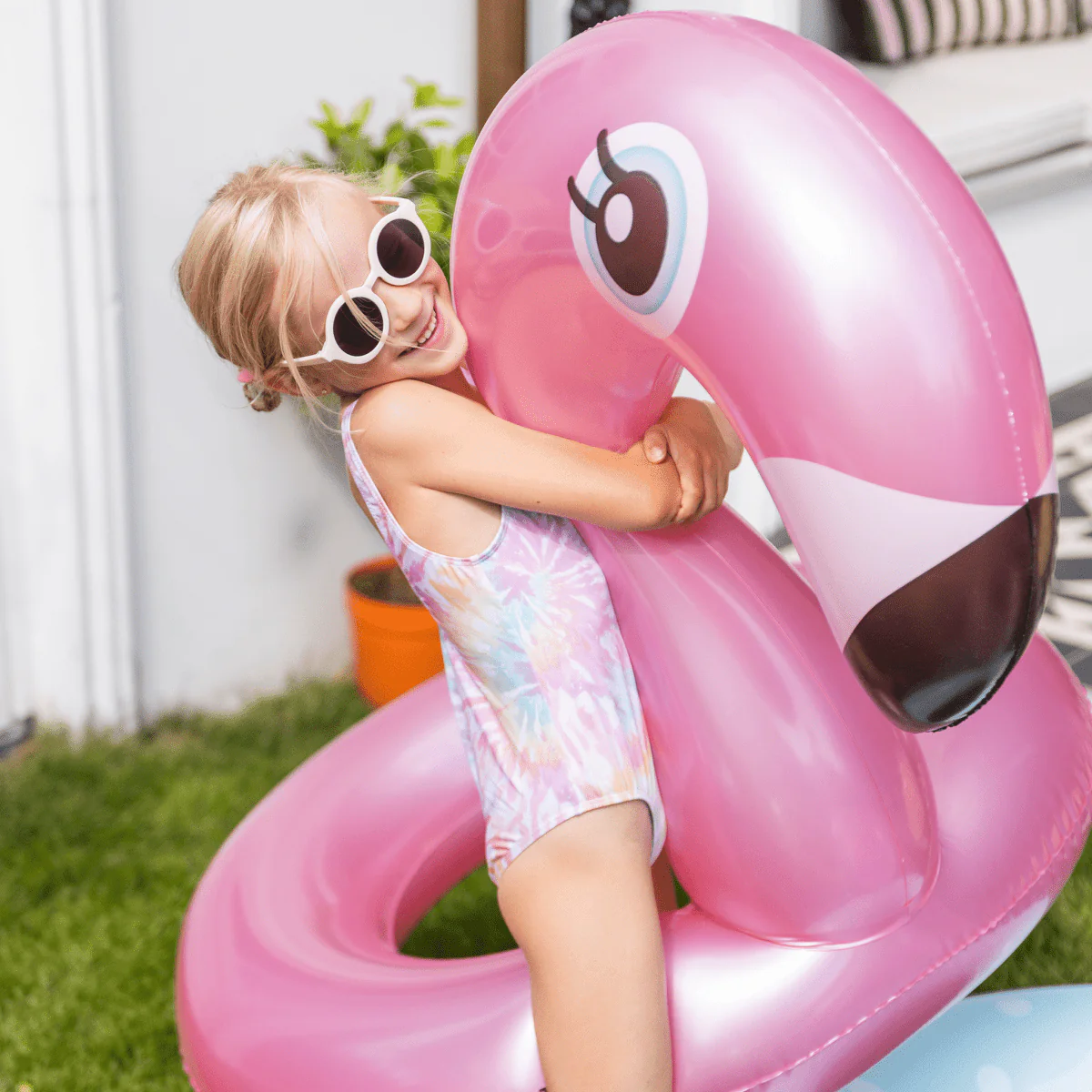 Rose Gold Flamingo Zwemband - Image 2