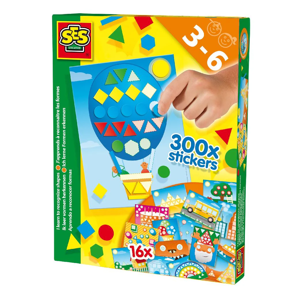 SES Creative Stickers Set Ik Leer Vormen - Image 2