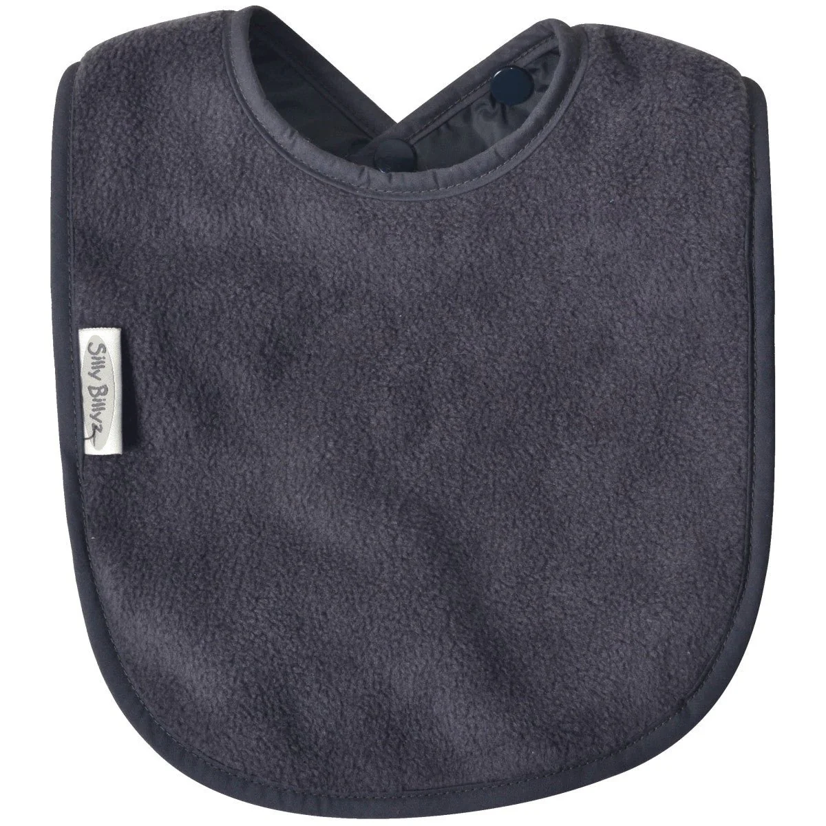 Silly Billyz Slabbetje Fleece Large Grey - Image 3