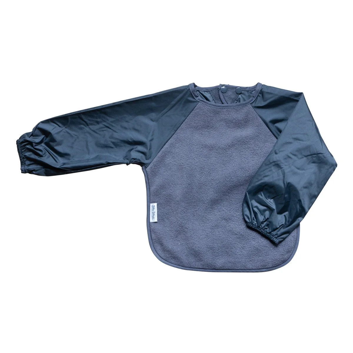 Silly Billyz Slabbetje Fleece Small Grey Longsleeve
