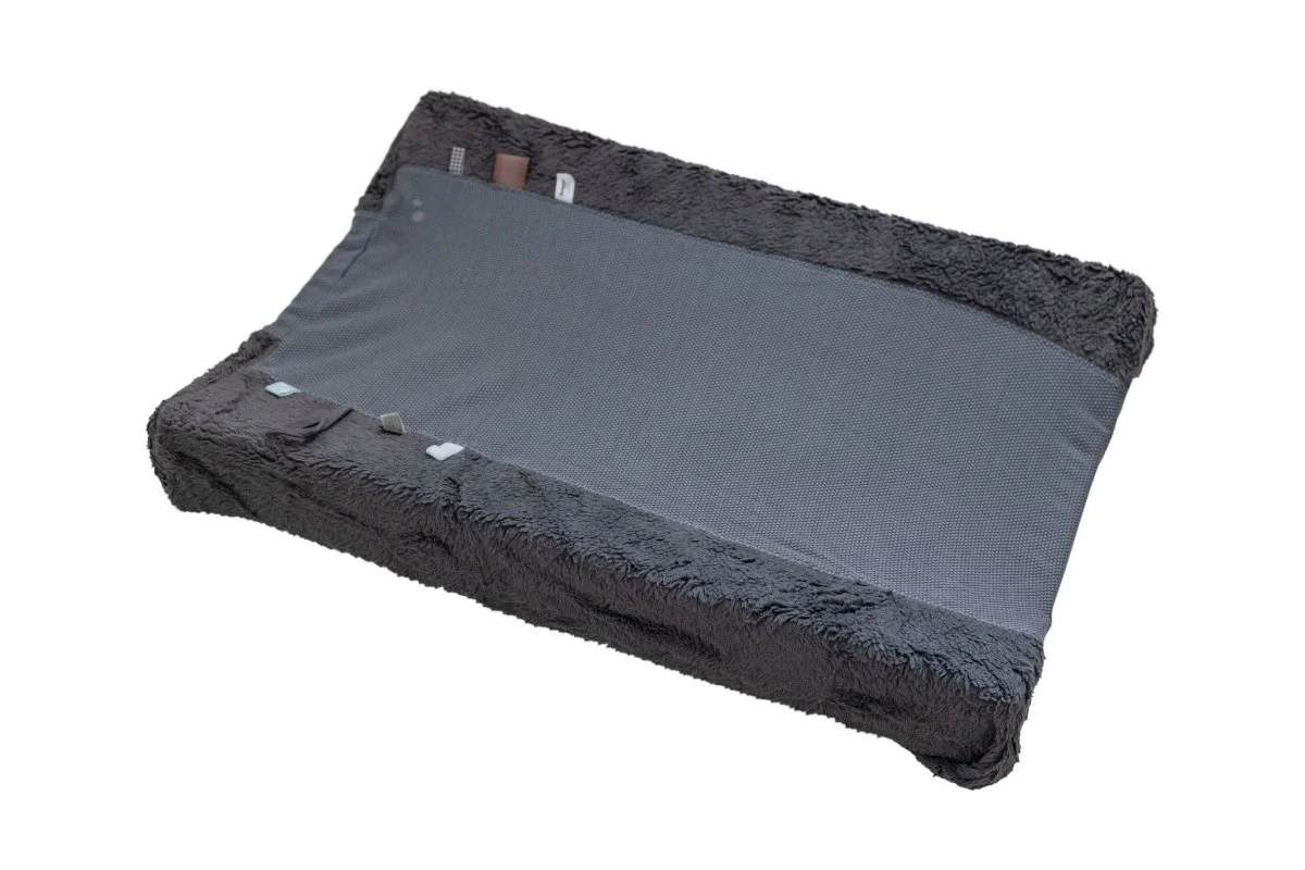 Snoozebaby Aankleedkussenhoes Happy Dressing Storm Grey 45x70cm