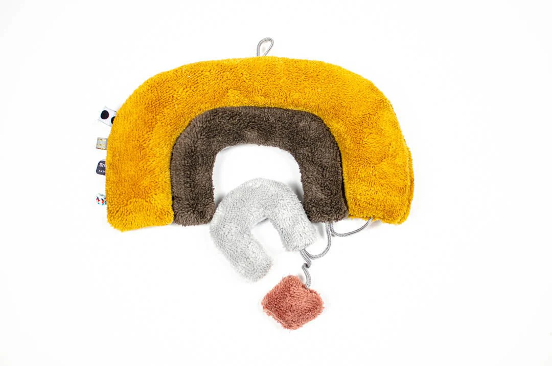 Snoozebaby Knuffeldoekje Regenboog Puzzel Bumblebee - Image 3