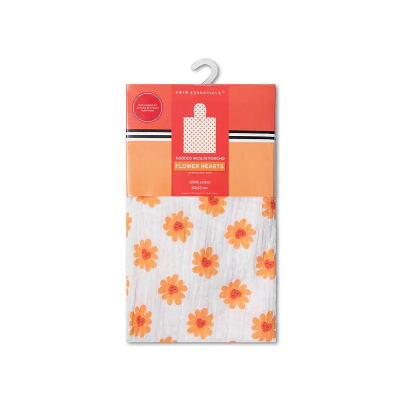 Swim Essentials Luxe Beach Poncho Flower Hearts - Image 3