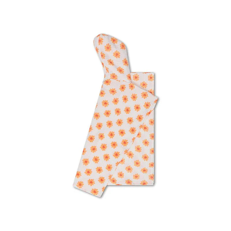 Swim Essentials Luxe Beach Poncho Flower Hearts - Image 4