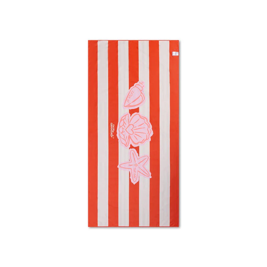Swim Essentials Microvezel Strandlaken – Lobster (180 × 90 cm) - Image 2