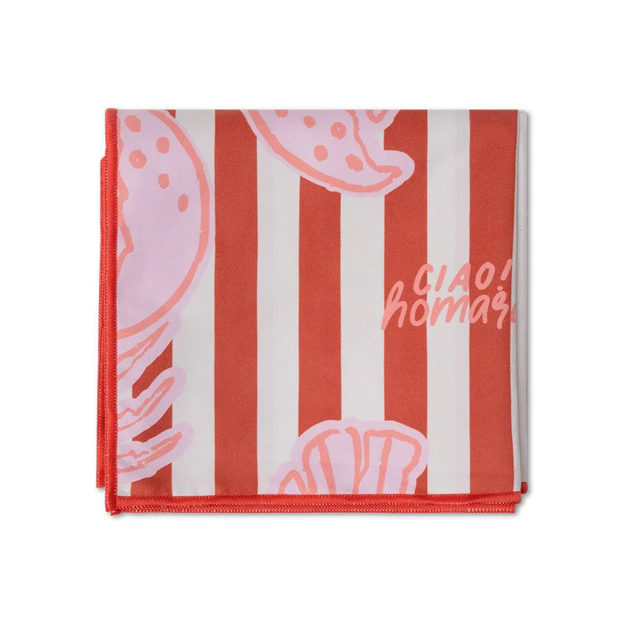 Swim Essentials Microvezel Strandlaken – Lobster (180 × 90 cm) - Image 3