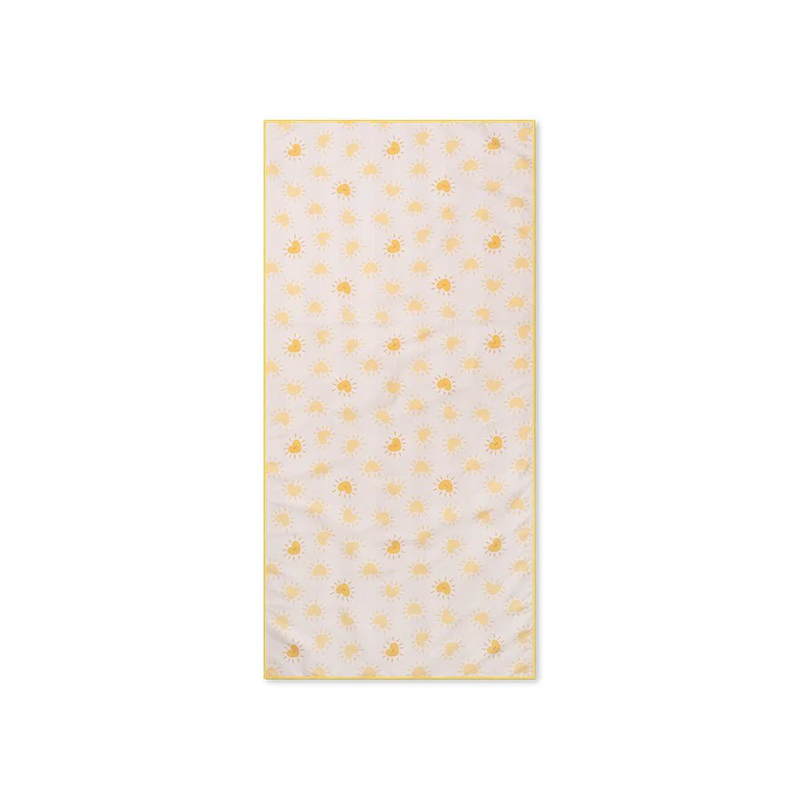 Swim Essentials Microvezel Strandlaken – Yellow Flower (135 × 65 cm) - Image 4