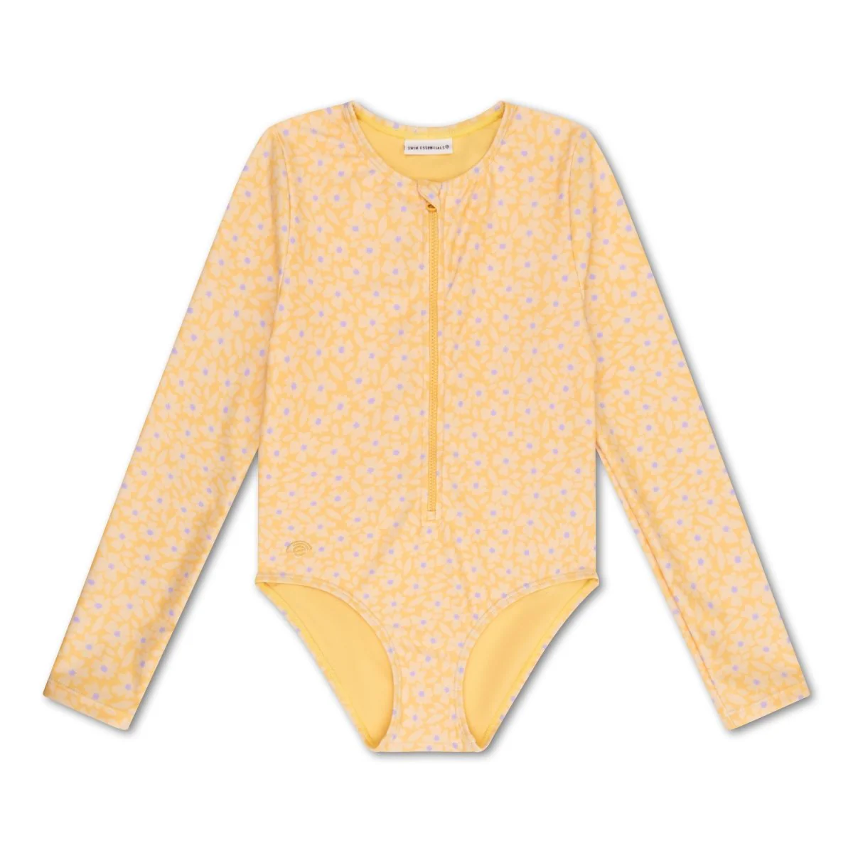 Swim Essentials Uv Zwempak Florish Yellow Rashguard