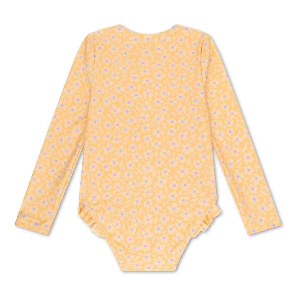 Swim Essentials Uv Zwempak Florish Yellow Rashguard Ruffle - Image 2