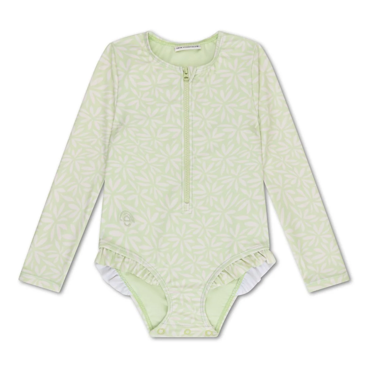 Swim Essentials Uv Zwempak Matcha Green Rashguard Ruffle