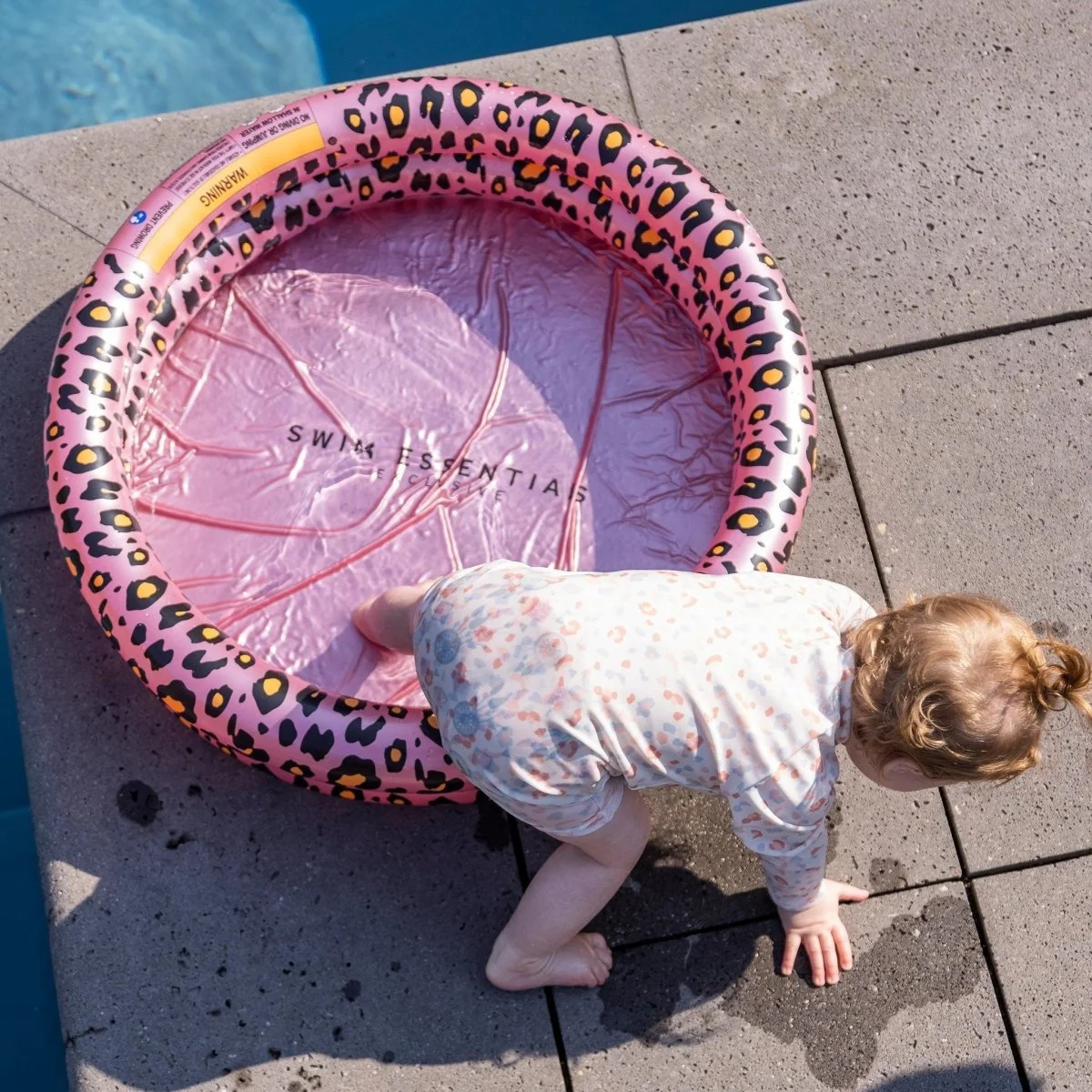 Swim Essentials Zwembad Baby Panterprint Rose Goud 60Cm - Image 6