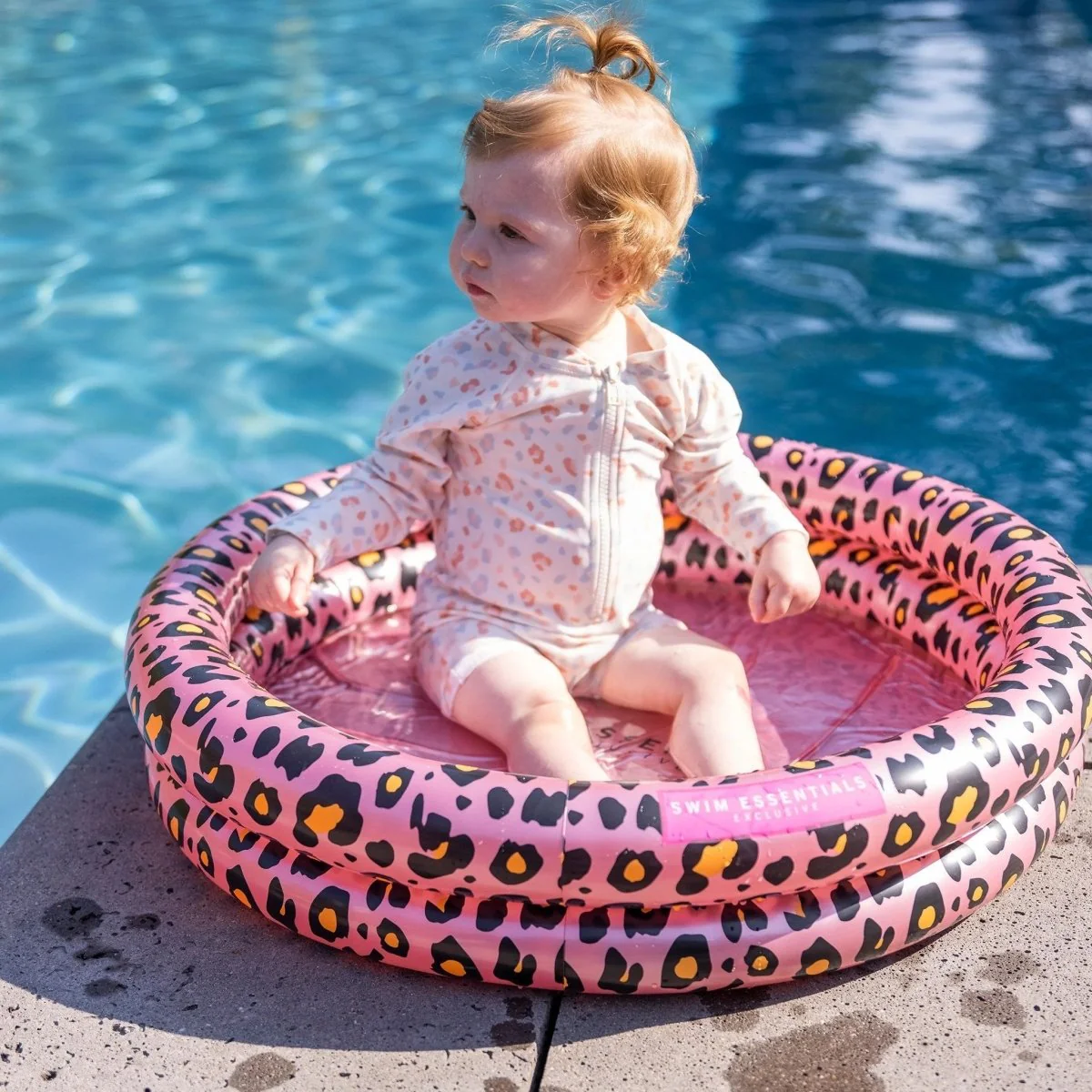 Swim Essentials Zwembad Baby Panterprint Rose Goud 60Cm - Image 7