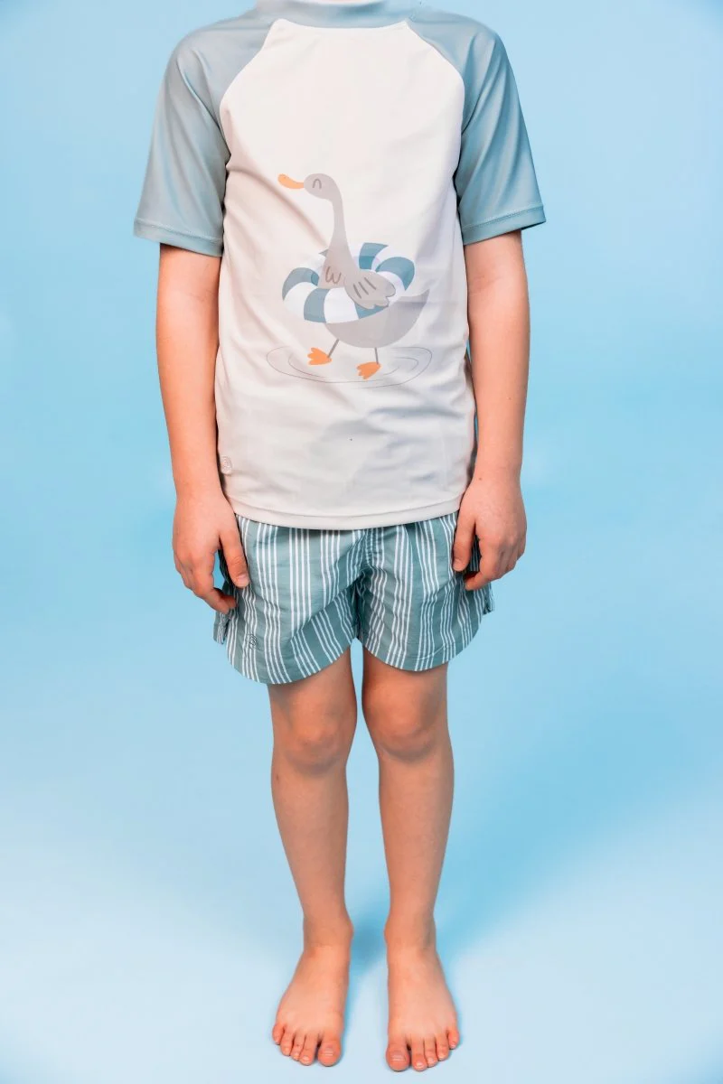 Swim Essentials Zwembroek Kind Resort Stripe Blauw - Image 4