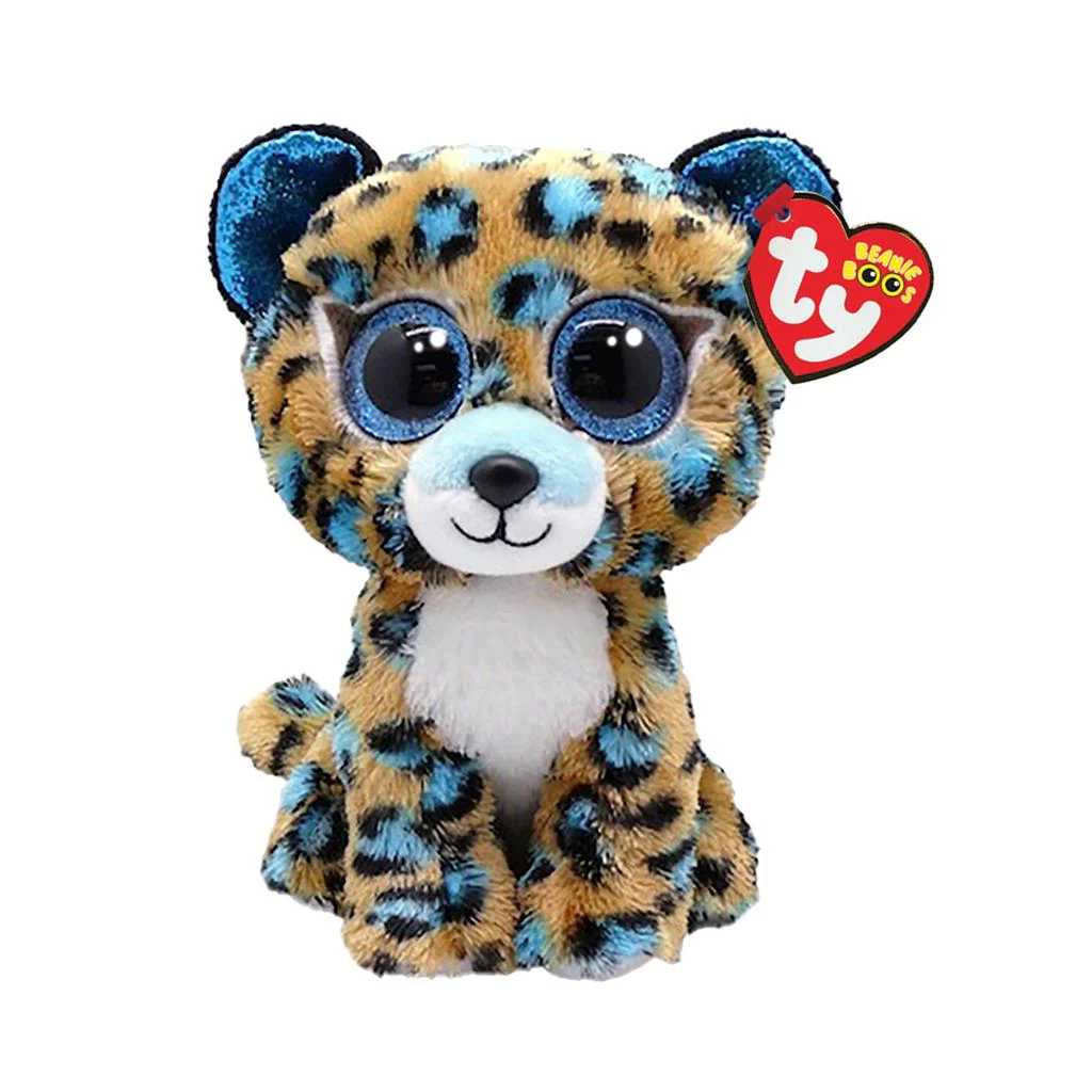 Ty Knuffel Cobalt Leopard 15Cm