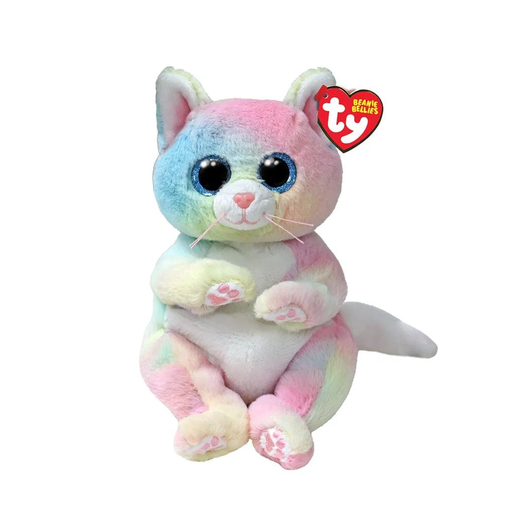 Ty Knuffel Jennie Rainbow Cat 15Cm